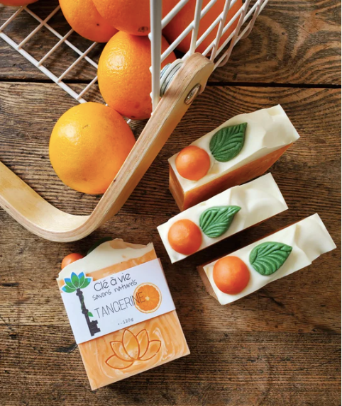 Savon naturel - Tangerine - Clé à vie